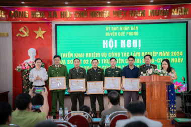 BQL Khu BTTN Pù Huống thực hiện tốt công tác lâm nghiệp và an sinh xã hội trên địa bàn huyện Quế Phong