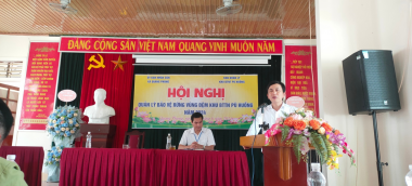 BQL Khu BTTN Pù Huống tổ chức Hội nghị quản lý bảo vệ rừng vùng đệm năm 2024 tại xã Quang Phong, huyện Quế Phong.