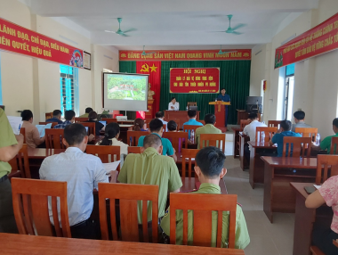 BQL Khu BTTN Pù Huống tổ chức Hội nghị quản lý bảo vệ rừng vùng đệm năm 2024 tại xã Nga My, huyện Tương Dương