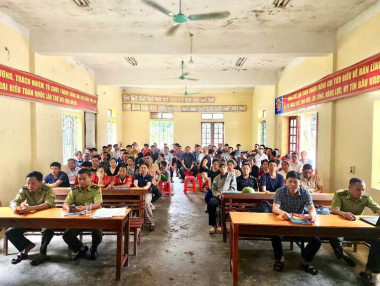 Khu Bảo tồn thiên nhiên Pù Huống chi trả tiền dịch vụ môi trường rừng đợt 2 năm 2024 tại huyện Tương Dương