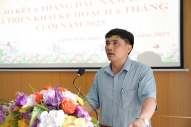 BQL Khu BTTN Pù Huống Tổ chức Hội nghị sơ kết 6 tháng đầu năm và triển khai kế hoạch 6 tháng cuối năm 2025.