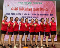 Giao Luu Bong Chuyen Hoi Ngay Thanh Lap Hoi Lien Hiep Phu Nu